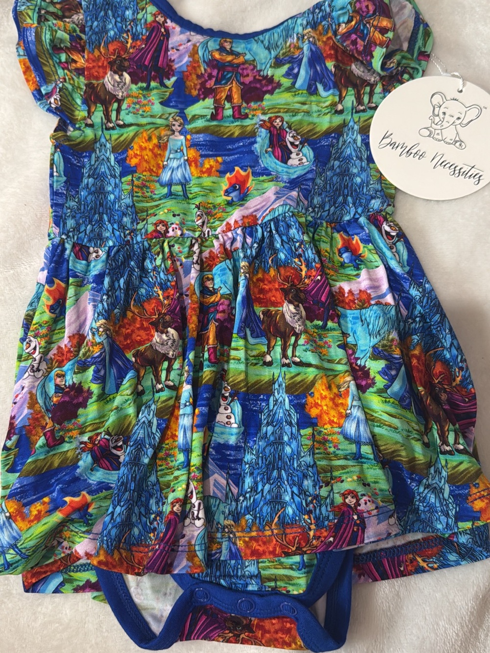 Bamboo Necessities bodysuit twirl sz 12/18